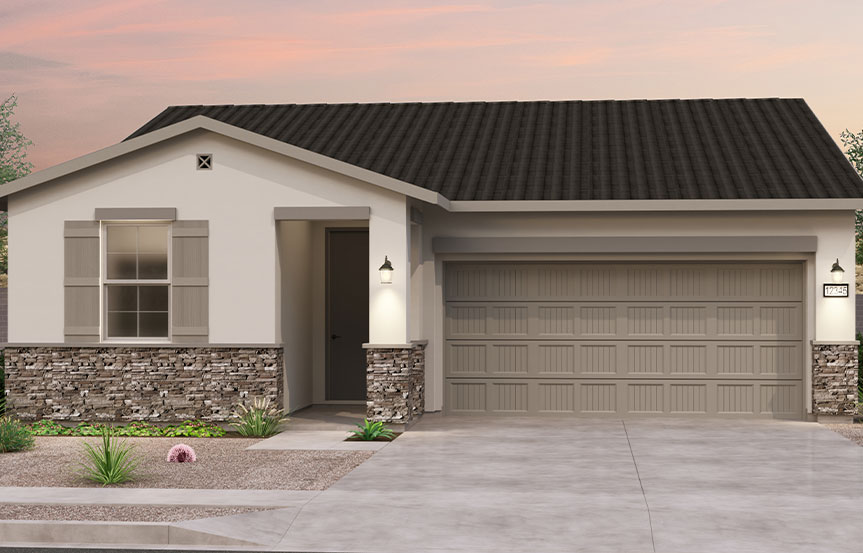 Brookfield Residential Alamar Highland Sage Clover Elevation C - Traditional Southwest