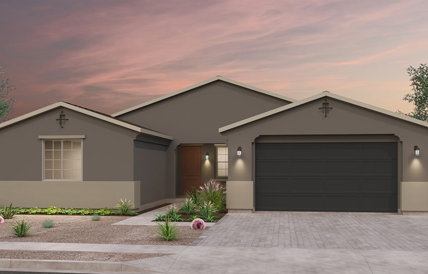 Brookfield Residential Alamar Highland Mariposa Lily Elevation A - Spanish Colonial