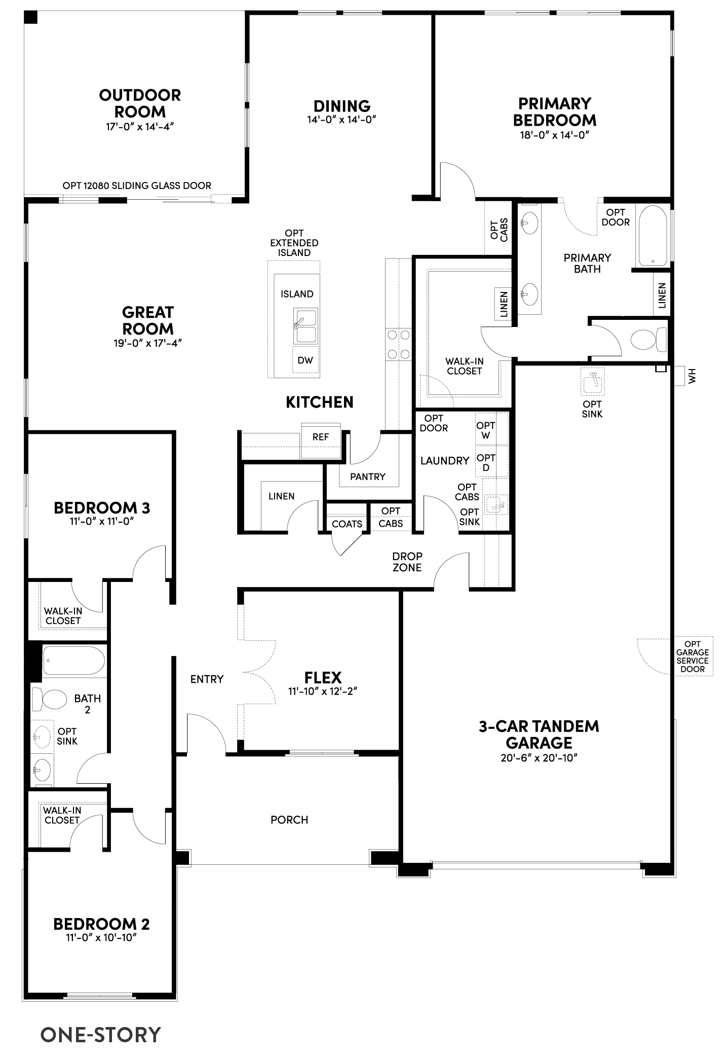 Mariposa Agave floorplan by Brookfield Residential at Alamar in Avondale, AZ