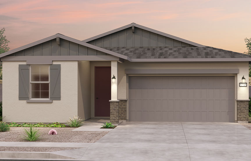 Brookfield Residential Alamar Highland Sage Clover Elevation B - Arizona Ranch