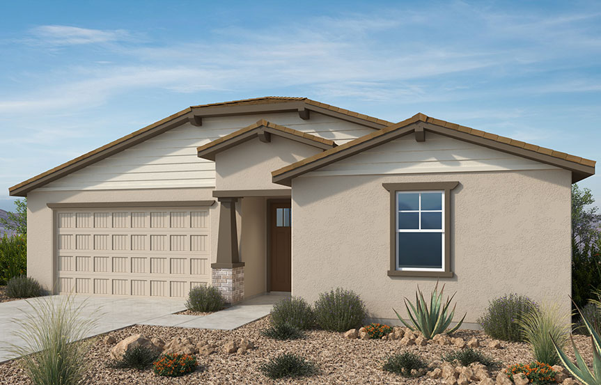 Taylor Morrison Alamar Landmark York Elevation C - Craftsman