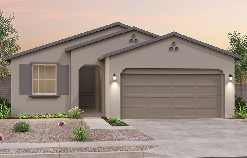 Brookfield Residential Alamar Highland Sage Indigo Elevation A - Spanish Colonial