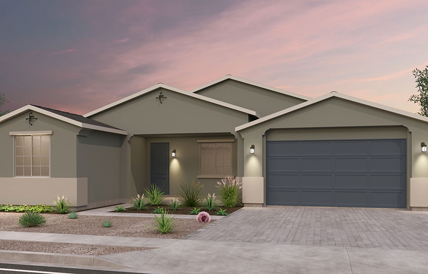 Brookfield Residential Alamar Highland Mariposa Agave Elevation A - Spanish Colonial