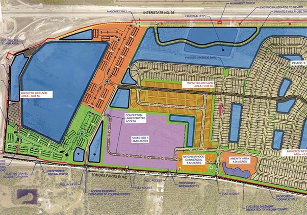 Waypointe community map in Daytona Beach, Florida | Kolter Land