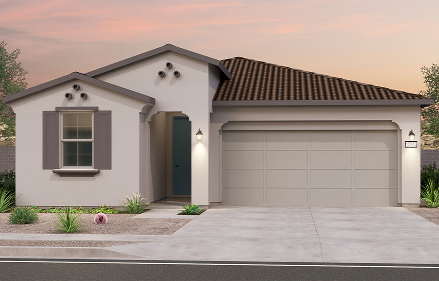 Brookfield Residential Alamar Highland Sage Azure Elevation A - Spanish Colonial