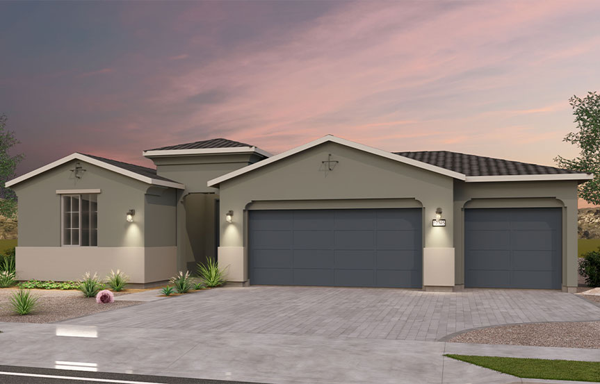 Brookfield Residential Alamar Highland Mariposa Acacia Elevation A - Spanish Colonial